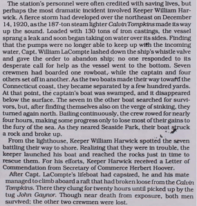 Artículo sobre el naufragio del reloj