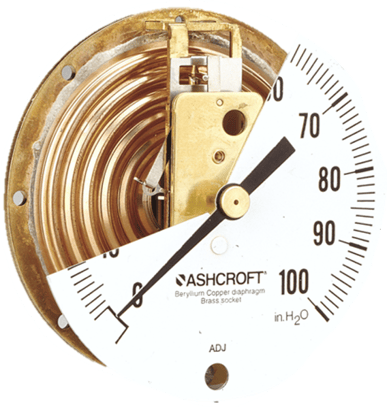 Cápsula de diafragma Ashcroft.