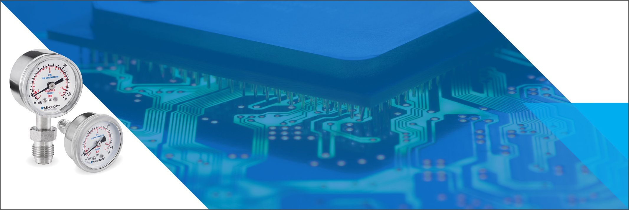 Manómetro de presión de pureza ultra alta para semiconductores