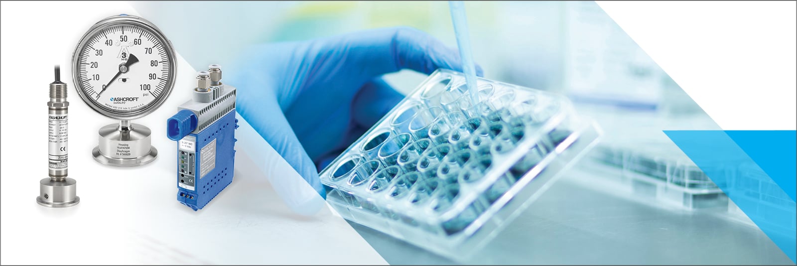 Instrumentos a presión para aplicaciones farmacéuticas y biotecnológicas