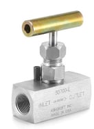 Válvula de aguja de acero