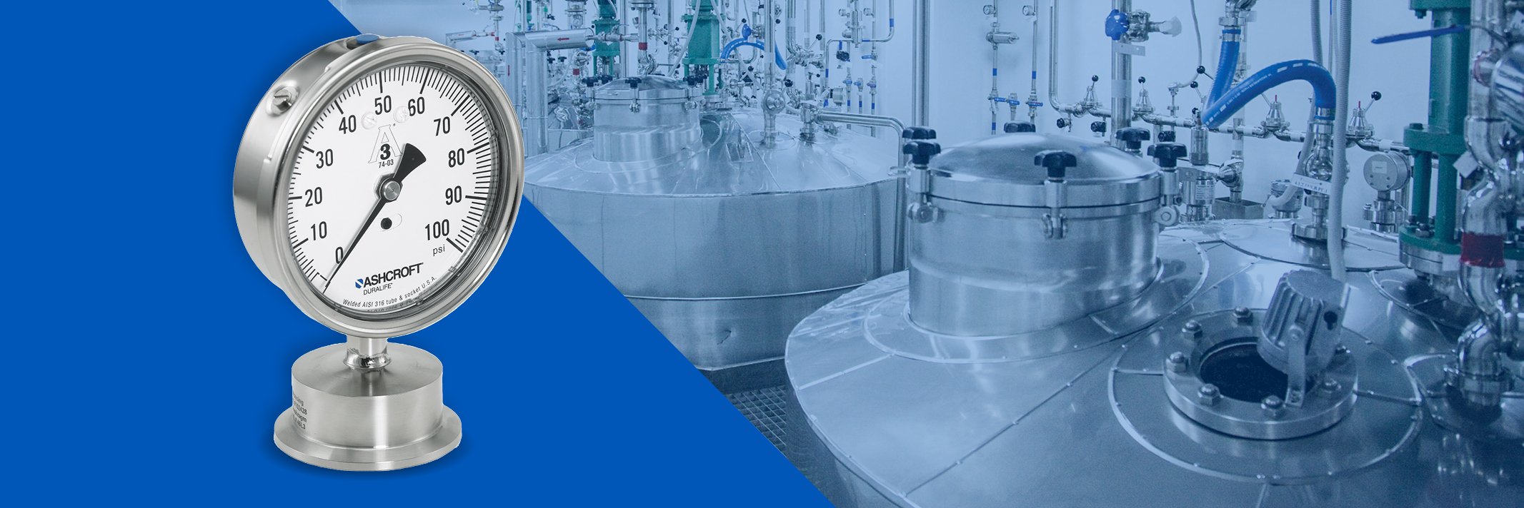 Liquid-filled pressure gauge