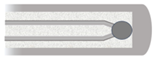 Thermocouple grounded junction