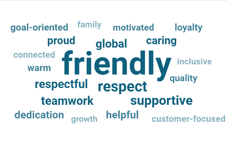 Top Workplace Word Cloud