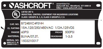 code markings