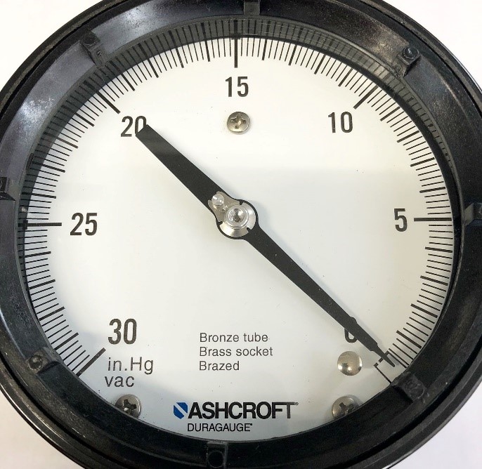 Vacuum gauge vs clearance pressure gauge