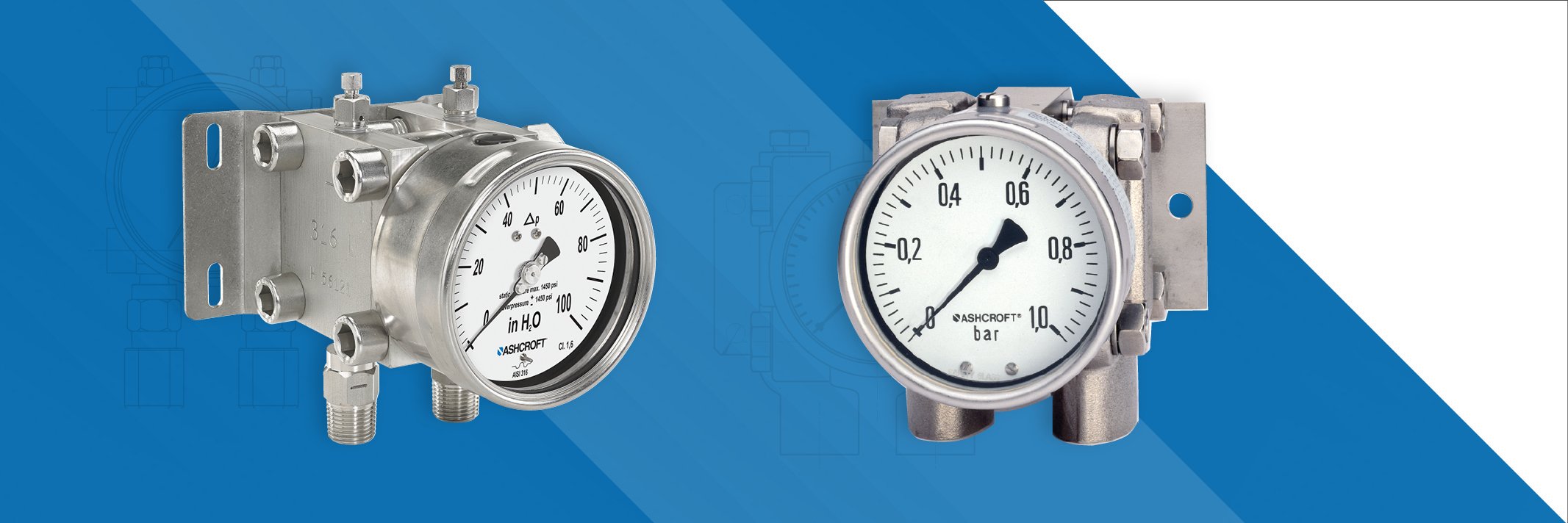 Product Comparison: 5503 vs. F5504 Differential Pressure Gauges