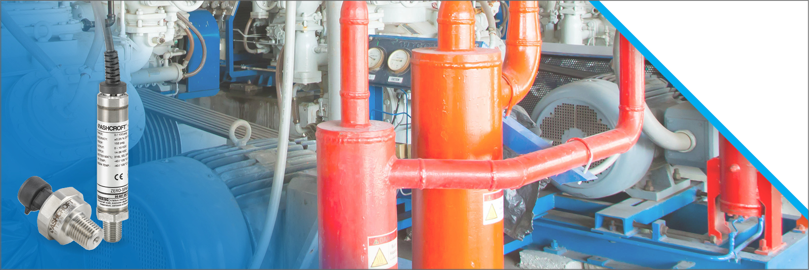 Factors for Choosing the Right Pressure Transducer for Ammonia Refrigerant Systems